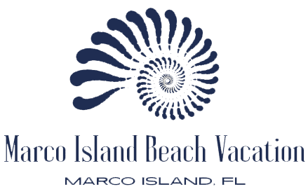 Blue Minimalist Shell Beach Resort Logo